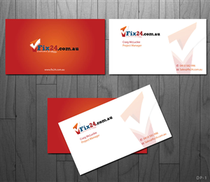 Business Card Design by DesPak for Www.Fix24.com.au | Design: #1921570