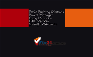 Business Card Design by Kaede for Www.Fix24.com.au | Design: #1912003