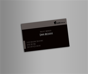 Business Card Design by Prashant Besra for Www.Fix24.com.au | Design: #1925666