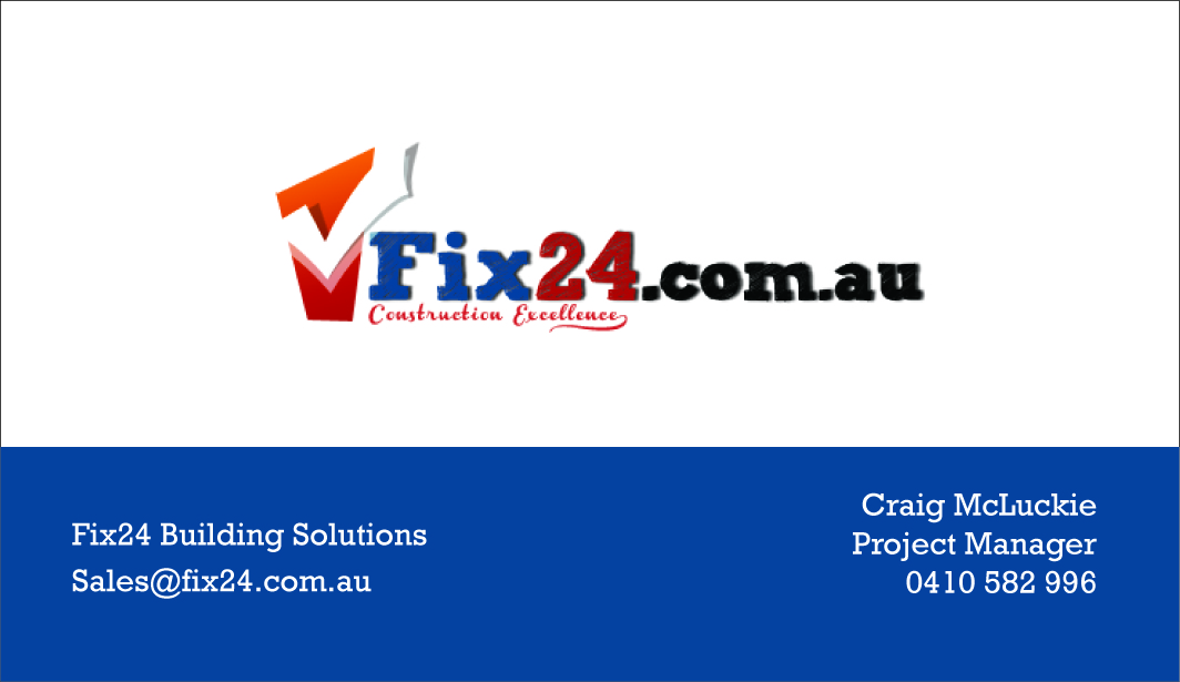 Diseño de Tarjeta de Presentación por Original Media para Www.Fix24.com.au | Diseño #1913780