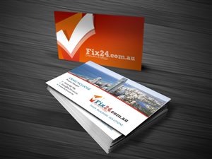 Business Card Design by Atvento Graphics for Www.Fix24.com.au | Design: #1909880