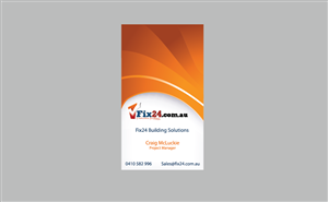 Business Card Design by Mysterious Design X for Www.Fix24.com.au | Design: #1920731