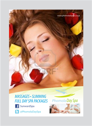 Poster Design by Atvento Graphics for Phomola Day Spa | Design: #386344