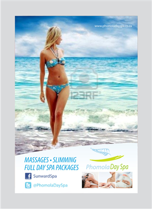 Poster Design by Atvento Graphics for Phomola Day Spa | Design: #386347