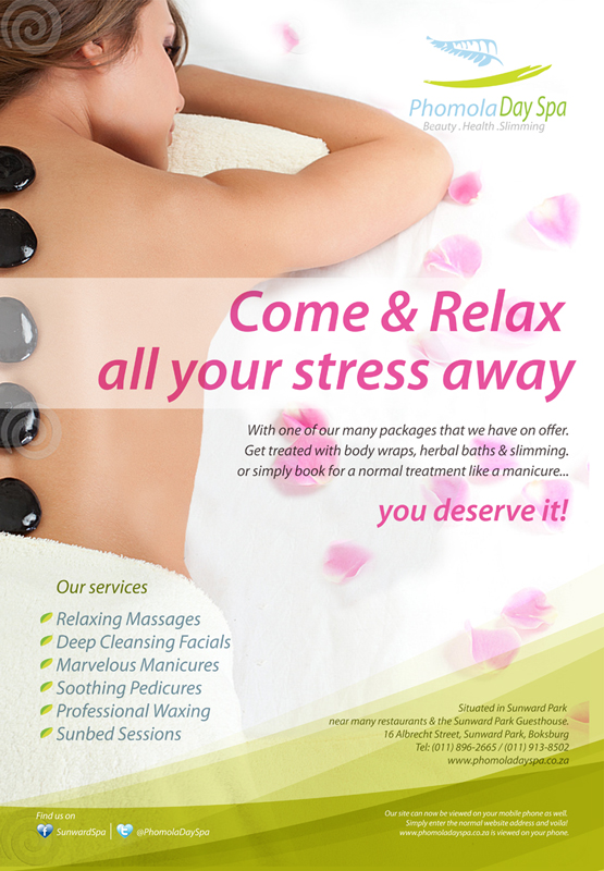 Design de Poster par Craig Steel Design pour Phomola Day Spa | Design #388418