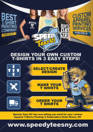Seeking a very clean professional Sales Flyer for custom apperal printing services | Stationery Design by Vicez