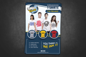 Seeking a very clean professional Sales Flyer for custom apperal printing services | Stationery Design by baidya