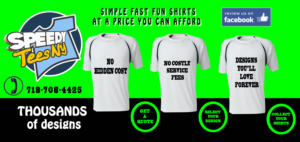 Stationery Design by Brock Simpson for Speedy Tees NY llc | Design #7751005