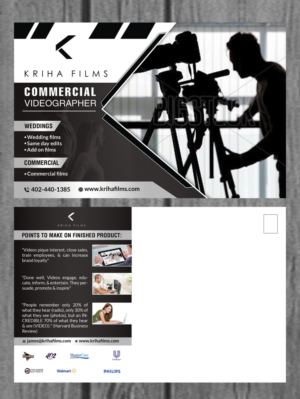 Design de Carte Postale par creative.bugs pour Kriha Films | Design : #7702244
