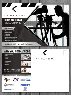 Design de Carte Postale par creative.bugs pour Kriha Films | Design : #7709197