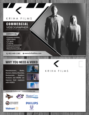 Design de Carte Postale par creative.bugs pour Kriha Films | Design : #7722364
