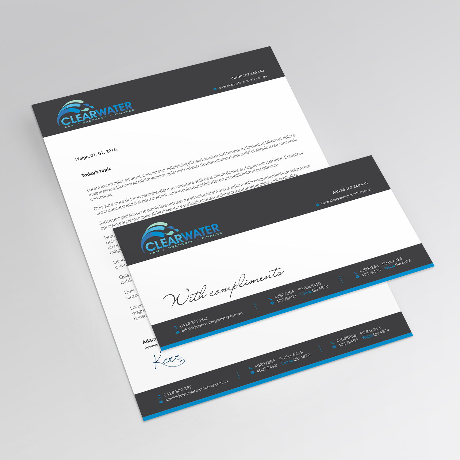 Stationery Design by HYPdesign for this project | Design #10038166