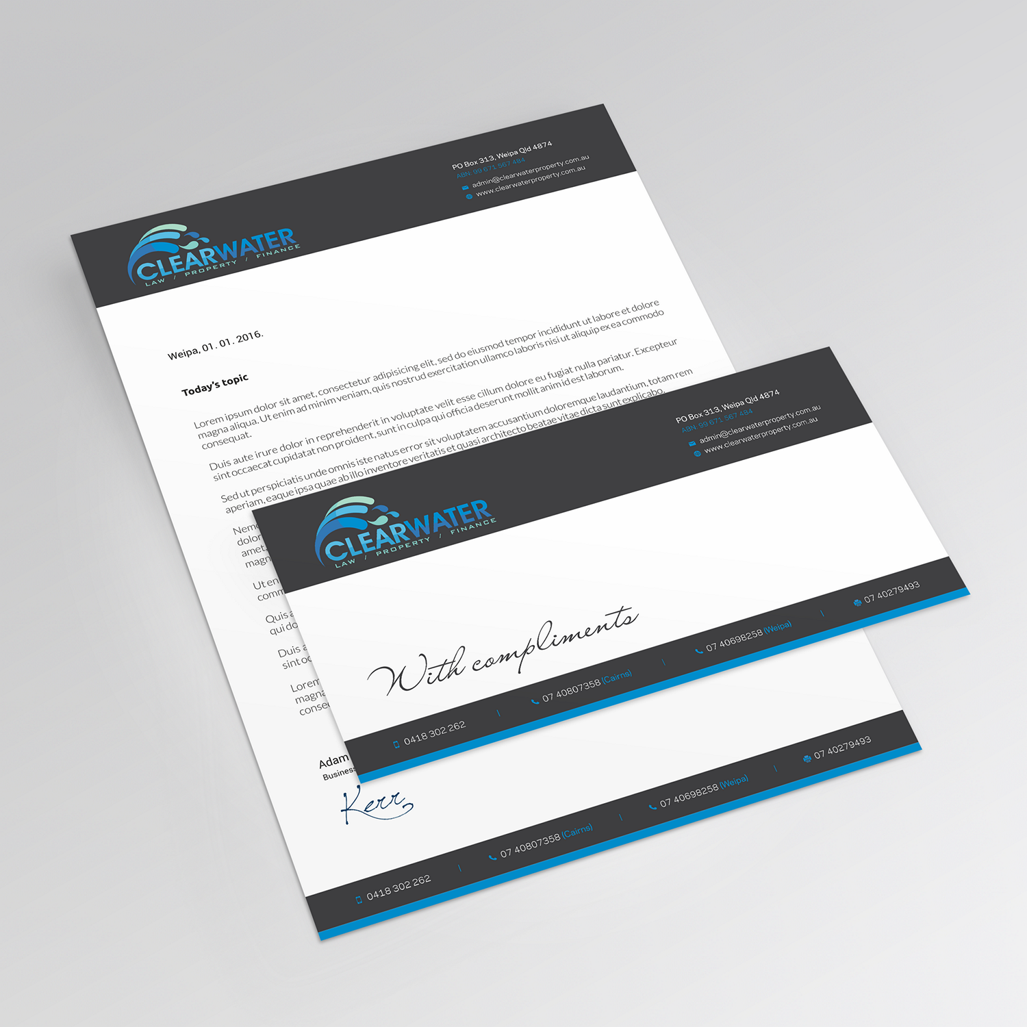 Stationery Design by HYPdesign for this project | Design #9920414