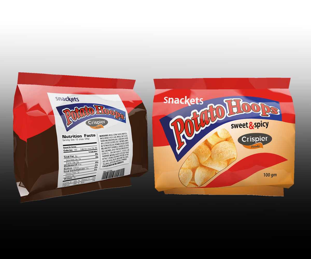 Packaging Design by Cari Lopez for Crispier Foods | Design #1949499