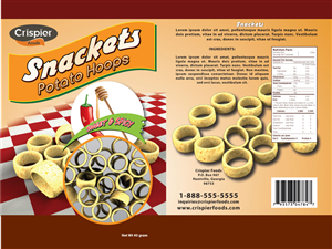 Packaging Design by Kings Bishop Design for Crispier Foods | Design: #1917432