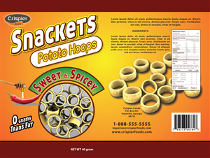 Verpackungs-Design von Kings Bishop Design für Crispier Foods | Design #1922664