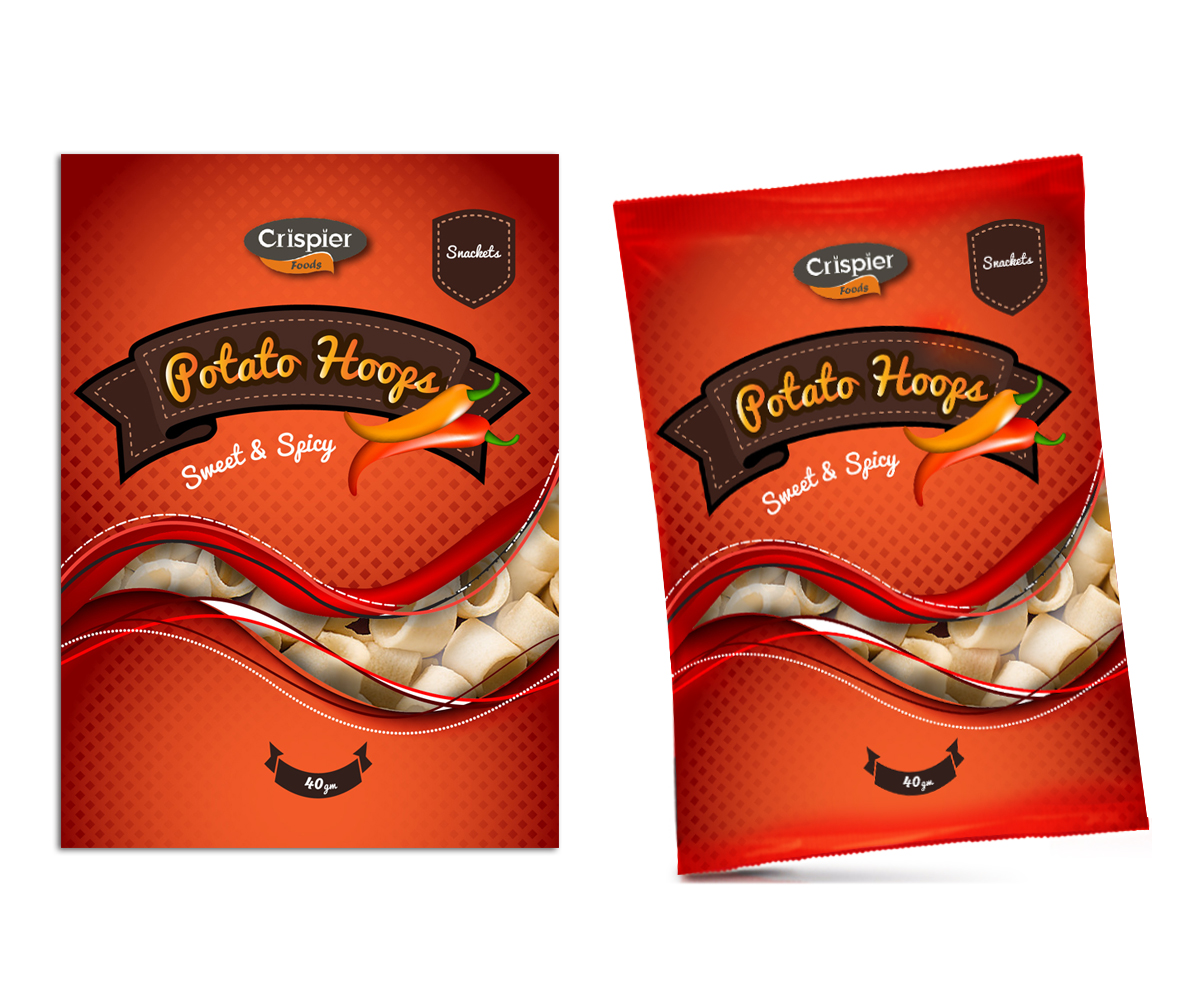 Packaging Design by Monsterish for Crispier Foods | Design #1947176