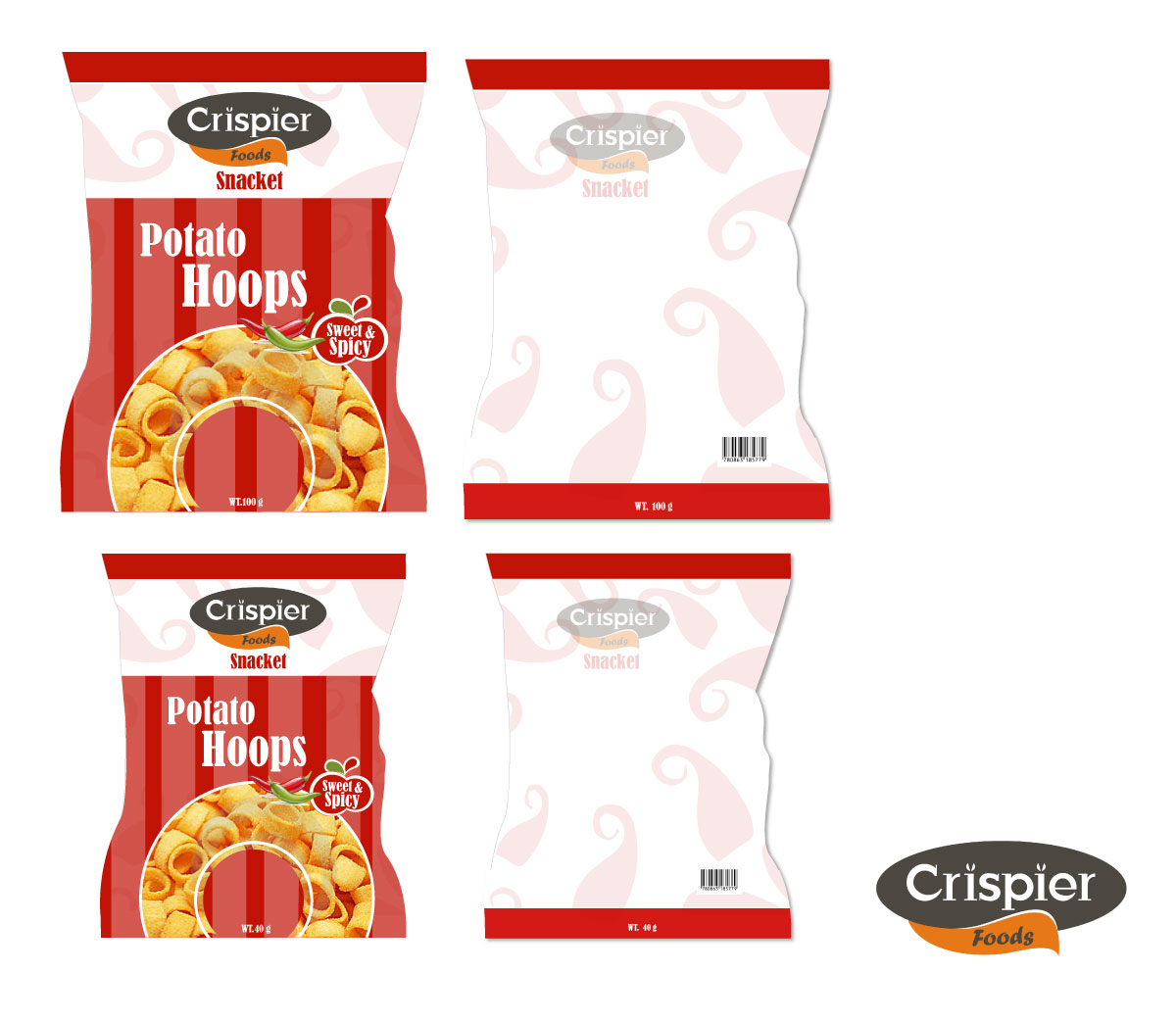 Verpackungs-Design von CarolC für Crispier Foods | Design #1930769