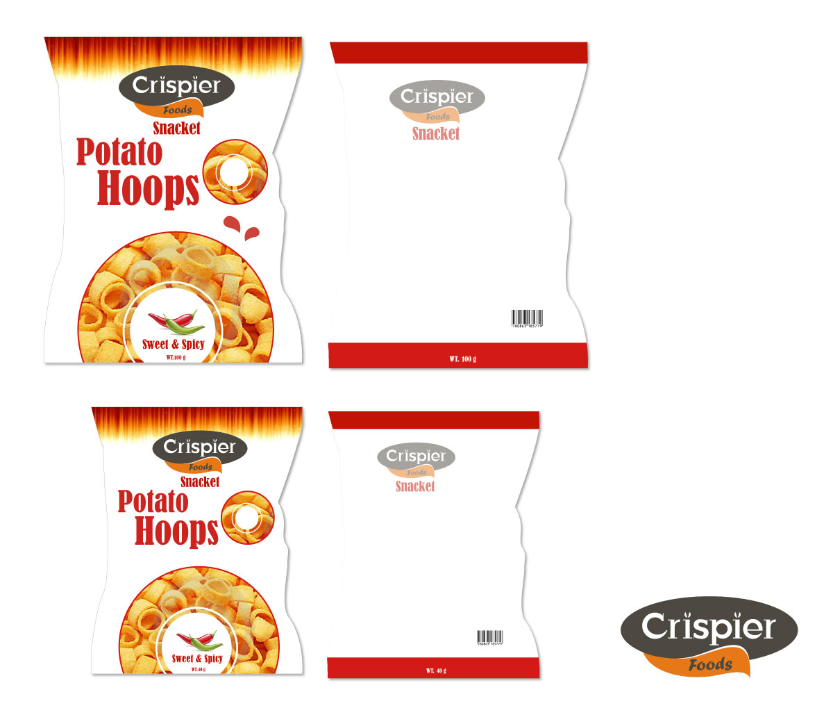 Packaging Design by CarolC for Crispier Foods | Design #1932114