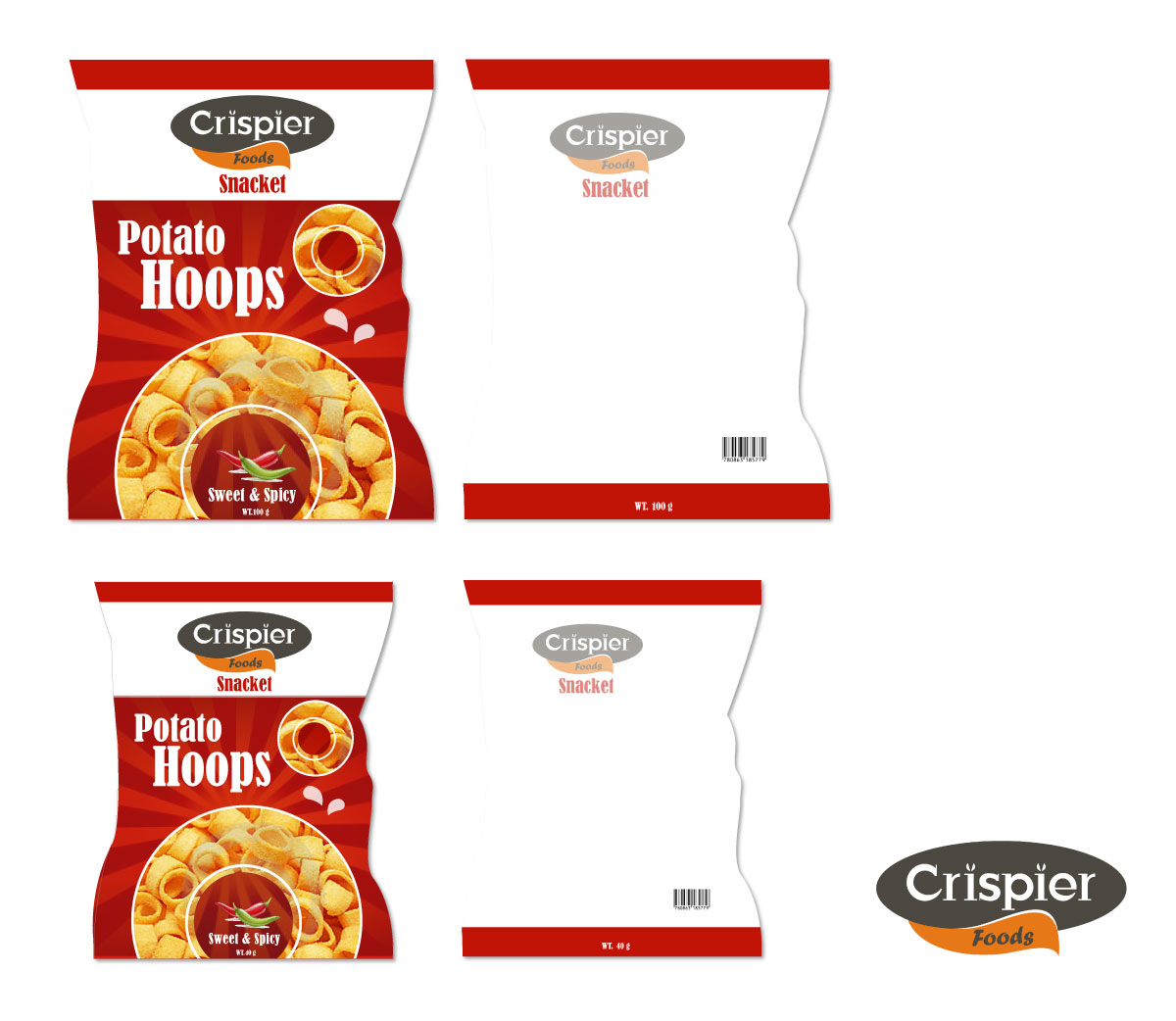 Verpackungs-Design von CarolC für Crispier Foods | Design #1932115