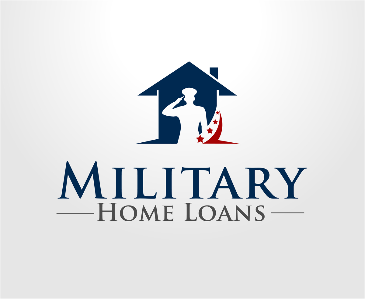 209 playful logo designs logo design project for military home loans