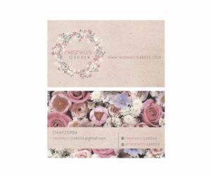 New online florist shop need business card | Business Card Design by Cut and Glue