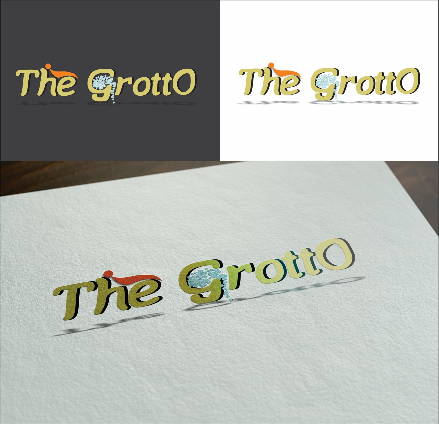 Logo Design by DG for The Grotto, LLC | Design #7920006