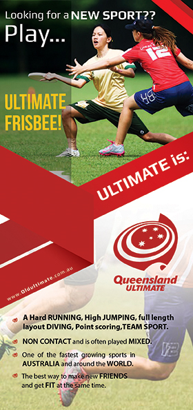 Diseño de Flyer por CreativeKlub para QLD Ultimate | Diseño: #7738739