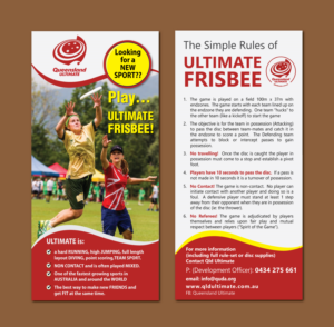 Flyer-Design von meet007 für QLD Ultimate | Design: #7758711