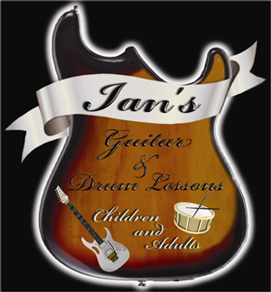 Logo Design by CrEaFoRm for Ian's Guitar & Drum Lessons | Design #1954954