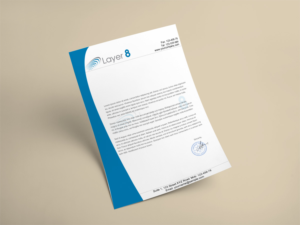 Design En-Tête par Ather pour Layer 8, LLC | Design : #7772283