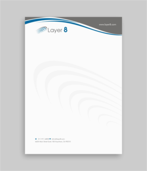 Letterhead Design by INDIAN_Ashok for Layer 8, LLC | Design: #7684419
