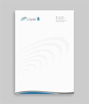 Letterhead Design by INDIAN_Ashok for Layer 8, LLC | Design: #7684420