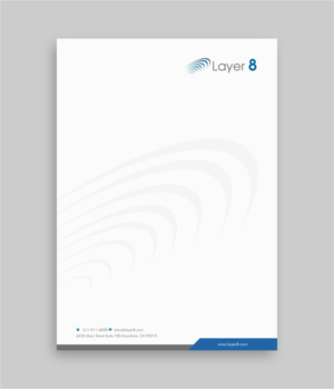 Letterhead Design by INDIAN_Ashok for Layer 8, LLC | Design: #7684421