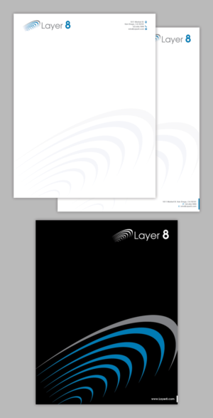 Letterhead Design by MIND for Layer 8, LLC | Design: #7761081