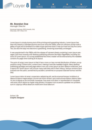 Letterhead Design by zillurrahman800