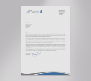 Letterhead Design by logodentity for Layer 8, LLC | Design: #7689270