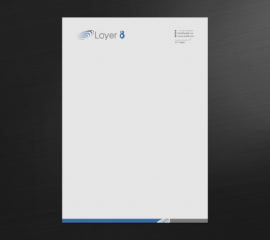 Letterhead Design by logodentity for Layer 8, LLC | Design: #7689309