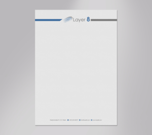 Letterhead Design by logodentity for Layer 8, LLC | Design: #7689373
