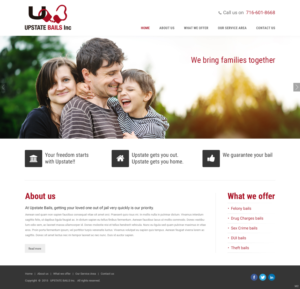 Web Design by pb for UPSTATE BAILS INC.. | Design: #7705144