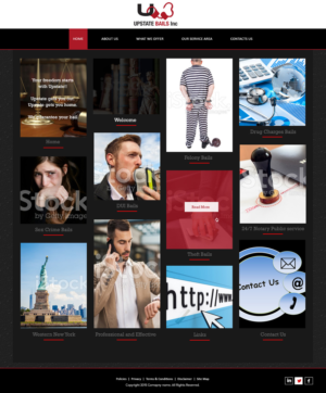 Web Design by Creations Box 2015 for UPSTATE BAILS INC.. | Design: #7728375