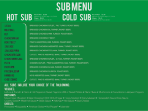 Menu Design by Tahneit Khan for this project | Design: #7681189