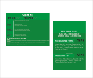 Menu Design by Tahneit Khan for this project | Design: #7684808