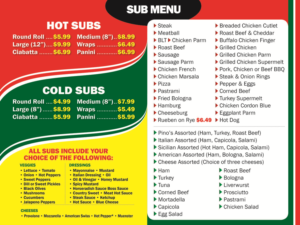 Menu sign design for Italian Deli | Diseño de Menú por creative.SB