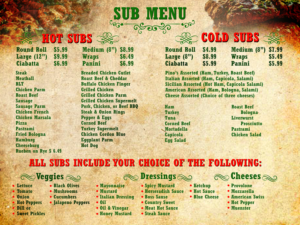Menu Design by Black Machine Grafx for this project | Design: #7728325