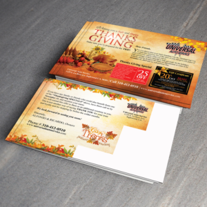 November thanksgiving specials | Design de Carte Postale par NatPearlDesigns