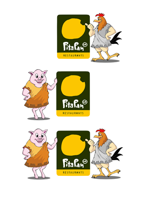 Mascot Design by dv for Greek Street Grill | Design: #1915440