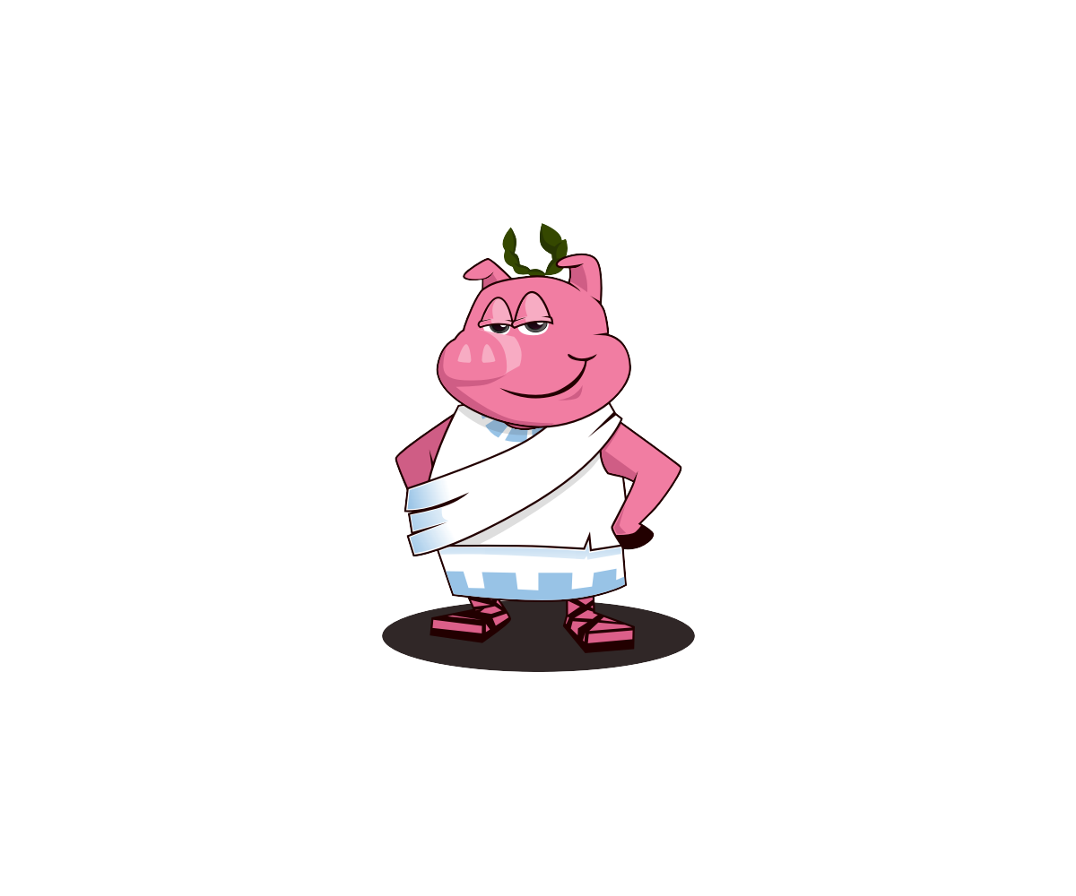 Mascot Design by NamiLurihas for Greek Street Grill | Design #1922363