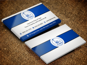 Visitenkarten-Design von Lanka Ama für Libertarian Party of Texas | Design: #7686262