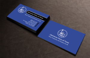 Visitenkarten-Design von Lanka Ama für Libertarian Party of Texas | Design: #7686263